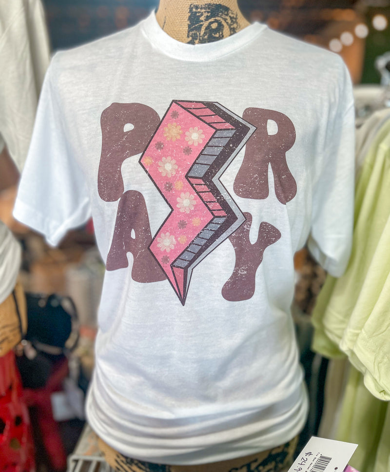 Pray Lightning Tee