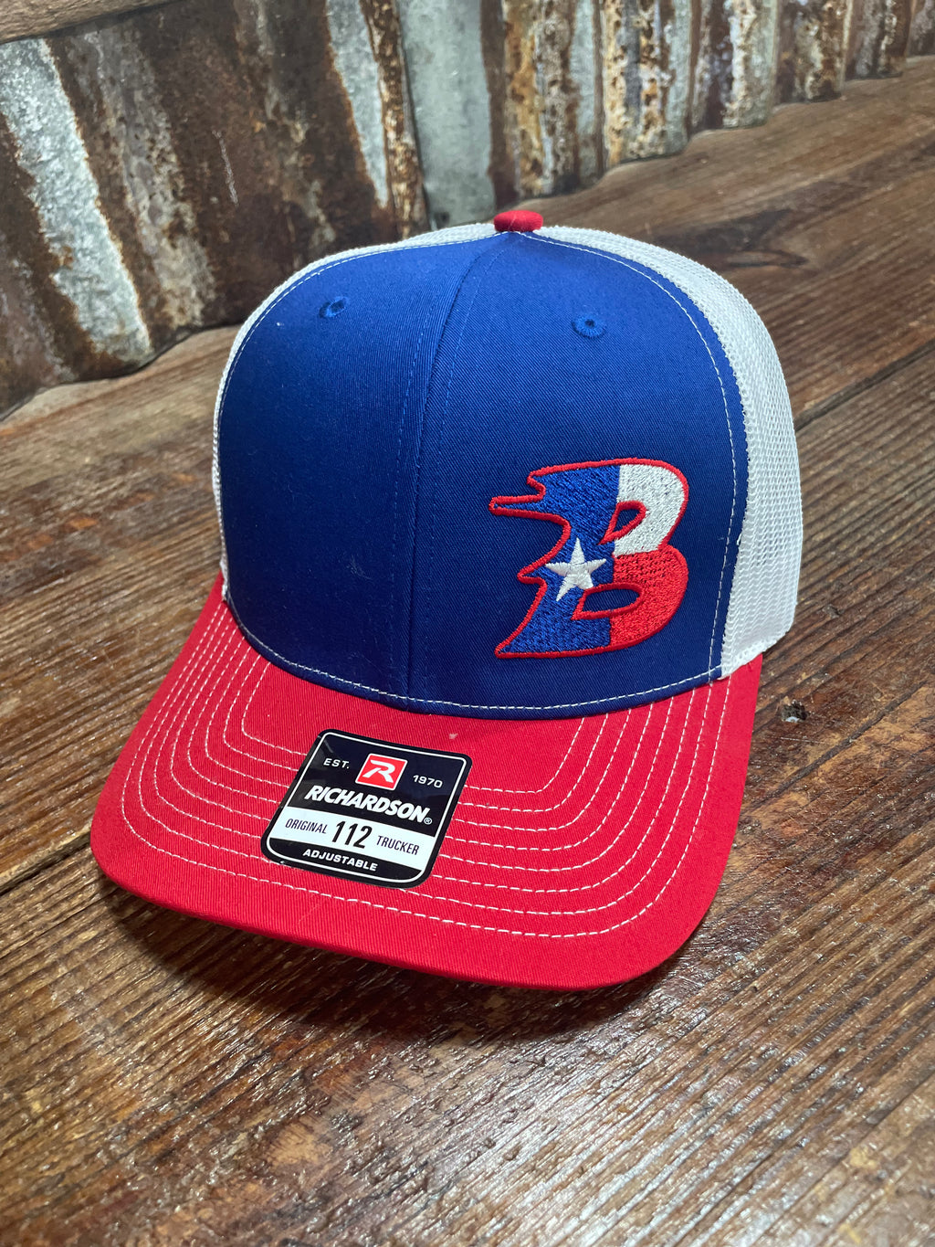 Texas Bullard B Richardson 112 Hat - Red/White/Blue – Simply Adorable ...