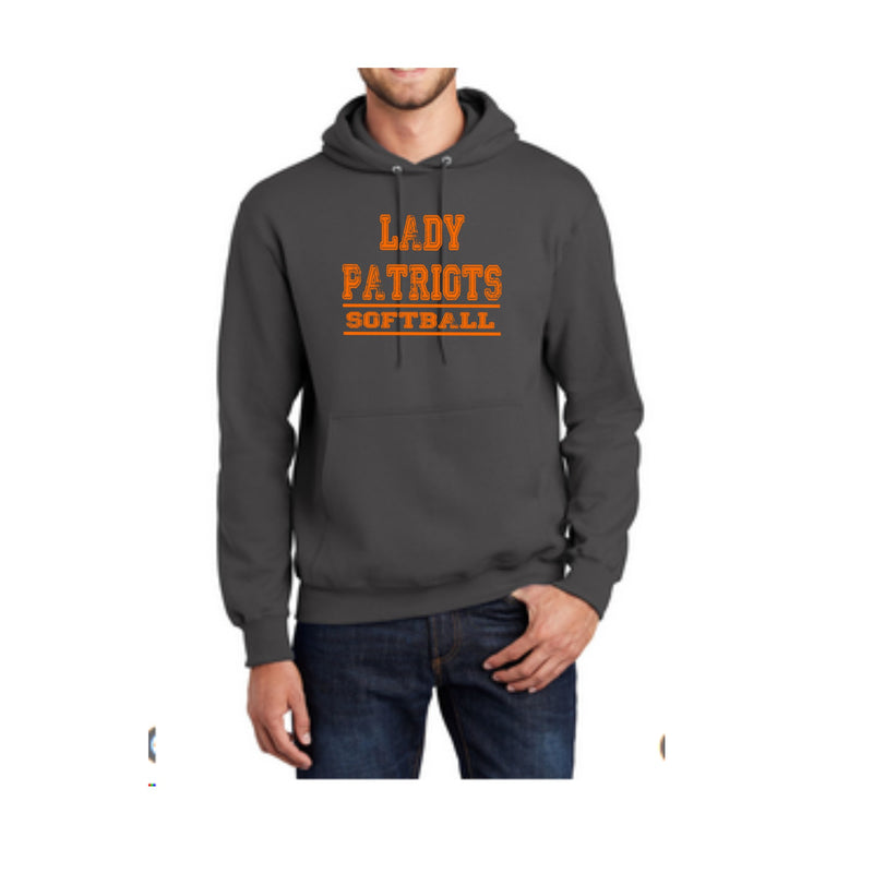 Lady Patriots Hoodie  - Charcoal